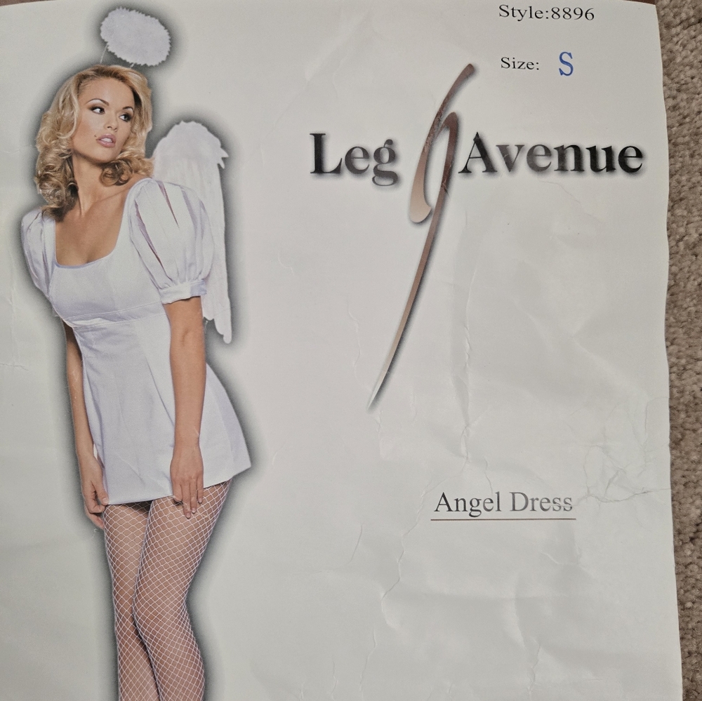 New Legs Avenue Angel Costume Mini Dress
